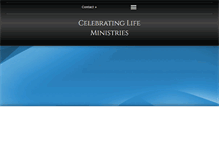 Tablet Screenshot of celebratinglifeministries.ca